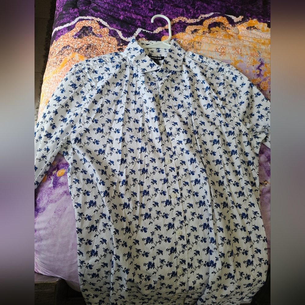 Floral Button Up
